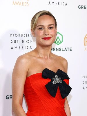 Brie Larson at the 35th Annual Producers Guild Awards at The Ray Dolby Ballroom